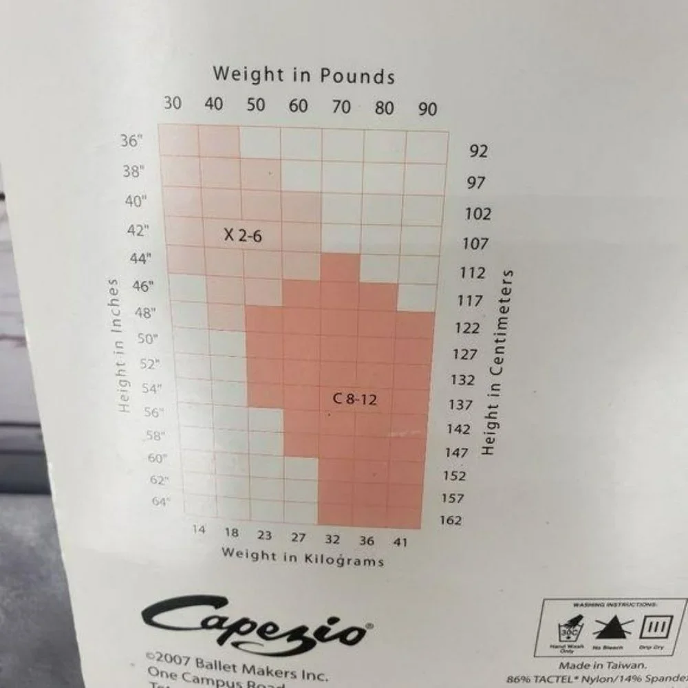 Capezio transition tight